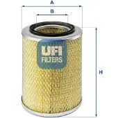 Ufi 30.133.00 Luchtfilter