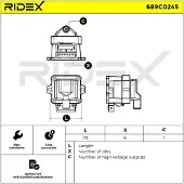 RIDEX 689C0245 Bobine