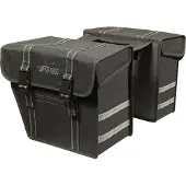 Polydaun Citybike Dubbele Fietstas 40 l Zwart