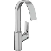 Hansgrohe Wastafelmengkraan vivenis eengreeps 210 met draaibare uitloop en trekwaste chroom