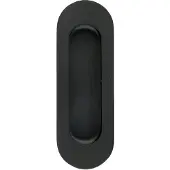 HDD pro Schuifdeurkom Inkapschelp Hdd Ovaal Blind Zwart