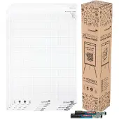 Legamaster SKETCH ECO - raster flipover papier - 5 x 20 vellen
