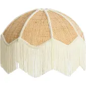 Light & Living Kap Ø45x35,5 cm MALACIA raffia naturel+crème