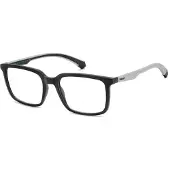 Polaroid PLD D547 55/19/145 Matte zwart grijze polyamide monturen UNISEX PLD D547