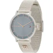 Tommy Hilfiger Analoog horloge 'Tea' grijs / zilver