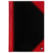 Bantex Notitieboek zwart/rood a6 lijn 70gr 96vel | 144 stuks