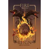 Grupo Erik Poster House of the Dragon - Fire Will Reign 61x91,5cm