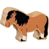 Lanka Kade houten speelgoed Shetland pony - educatief en duurzaam.