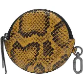 Liebeskind berlin Leren Utensil zak Snake Pendant Round Etui Dijon Geel