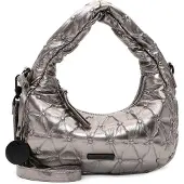 Tamaris Schoudertas Handtas Caren Pouch Darksilver Zilverkleurig