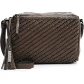 Tamaris Schoudertas Julina Crossover Bag Mud Donkerbruin