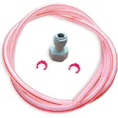 Ich-zapfe Bierslang, Bierleiding - John Guest compleet, 3/8" en 5/8" schroefaansluiting