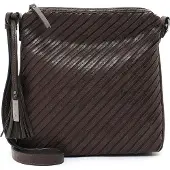 Tamaris Schoudertas Julina Crossover Bag Brown Donkerbruin