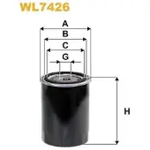 WIX FILTERS WL7426 Oliefilter