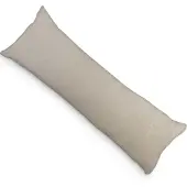 Zavelo PandaHug Velvet Body Pillow Kussensloop Zilver (45x145 cm)