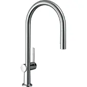 Hansgrohe Talis M54 ééngreeps keukenmengkraan 210 met uittrekbare vuistdouche, 2 straalsoorten, EcoSmart chroom