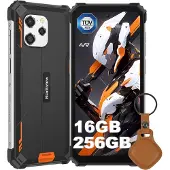 Blackview BV8900 Pro - Robuuste Smartphone - Met UWB Tag - 16GB RAM - 256GB - 10000mAh - Octa Core - 6,5 inch FHD+ 2.4K - 4G Dual SIM - IP68 Waterdicht - Outdoor Mobiele Telefoon - NFC GPS - Oranje