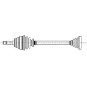 METELLI 17-1386 Aandrijfas