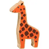 Lanka Kade - Houten figuur - Orange Giraffe