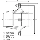 DT Spare Parts 10.30405 Wielnaaf