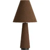 Light & Living Schemerlamp Devia Ø 30cm - bouclé - bruin