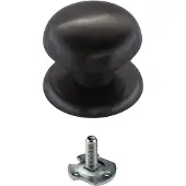 HDD Pro Voordeurknop Top 804 Gunmetal