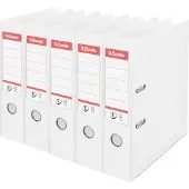 Esselte Ordner No.1 72mm PP 30% gerecycled folie Multipack wit 5 stuks