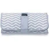 Kipkep Napper - Verschoonmatje - Silver Grey - Waterproof - Dik - Wasmachine - Duurzaam (excl. Luieretui)