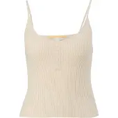 QS Gebreide top beige