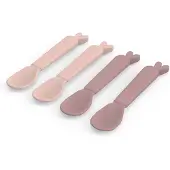 Done by Deer Besteck - Thermoplast - 4 Teile - Löffel - Lalee Po - - One Size - Kinderbesteck