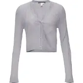 QS Gebreid vest grijs