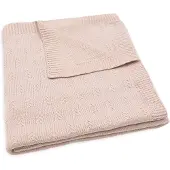 Jollein - Deken Ledikant 100x150cm - Dekentje Baby - Grain Knit - Wild Rose