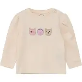 s.Oliver Shirt beige / bruin / pink / eierschaal