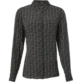 Comma Blouse zwart / wit
