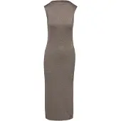 QS Jurk beige gemêleerd