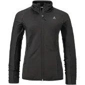Schöffel Functionele fleece jas 'Style Cascata' zwart / wit