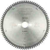 DeWalt Cirkelzaagblad voor Laminaat | Extreme | Ø 250mm Asgat 30mm 80T - DT4287-QZ