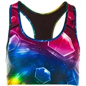 Winshape Sport bh 'SB101' blauw / groen / lila / fuchsia