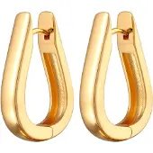 Elli Oorbellen 'Oval' goud
