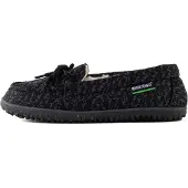 Minnetonka Mocassins 'Eco Oak' donkergrijs / groen / zwart / wit