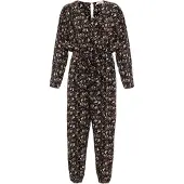 Anou Anou Jumpsuit beige / bruin / zwart / wit
