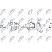 NTY NPW-BM-137 Aandrijfas