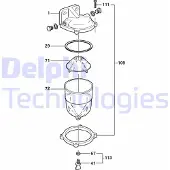 Delphi 5864009 Brandstoffilter