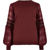 Apricot Blouse bordeaux