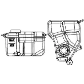 MAHLE ORIGINAL CRT 133 000S Expansietank, koelvloeistof