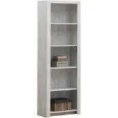 Emob Boekenkast Elvira | 70 x 35,5 x 210 cm | White Oak-design