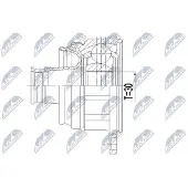 NTY NPW-VV-127 Aandrijfas