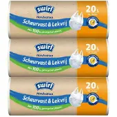 Swirl 3x Pedaalemmerzakken Met Handvat 20 Liter 20 Stuks