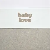 Meyco Laken Babybedje Baby Love Sand Melange 100x150