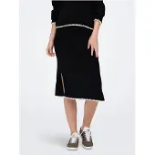 ONLY Maternity Rok 'OLMChick' beige / zwart